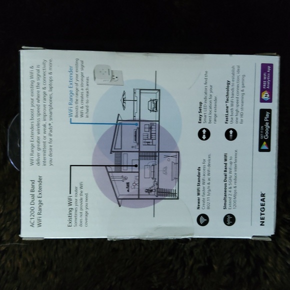 💥New💥NETGEAR AC1200 Wifi Range Extender Model 6110 - Picture 5 of 7